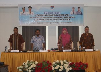 Ini Pesan Bupati Boltim Saat Membuka Sosialisasi Pengadaan Barang Jasa