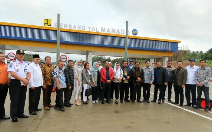 Komisi V DPR RI Tinjau Pembangunan Tol Manado - Bitung
