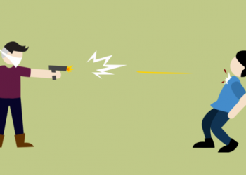 Ilustrasi penembakan