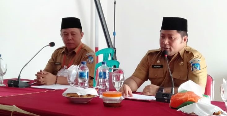Sekda Bolsel Buka Tes Penulisan Makalah Lelang Jabatan