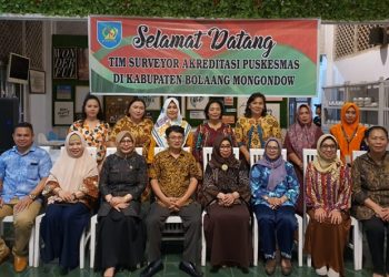 Tim Akreditas Kemenkes RI Survey Dua Puskesmas di Kabupaten Bolmong