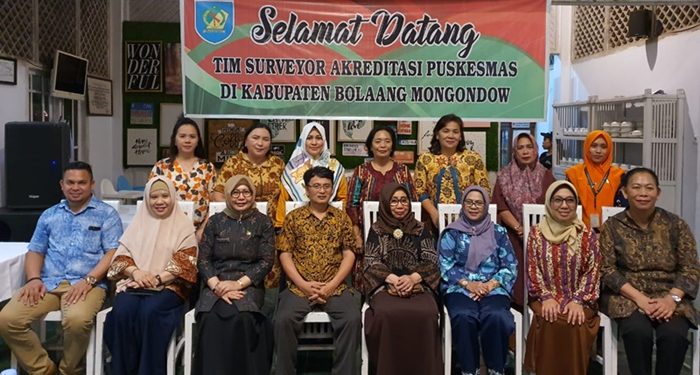 Tim Akreditas Kemenkes RI Survey Dua Puskesmas di Kabupaten Bolmong