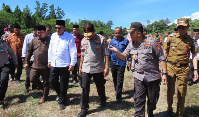 Naik Heli, Kapolda Sulut Kunker ke BMR