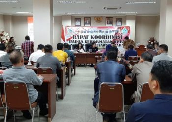 DPRD Boltim Ikut Rakor Badan Kehormatan di DPRD Sulut