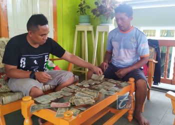 Warga Kopandakan Temukan Uang Kertas Cetakan Tahun 1950