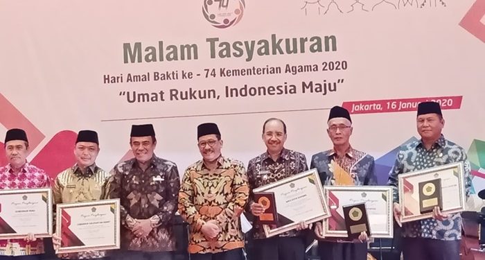 Bolsel Satu-Satunya Daerah di Sulut Terima Penghargaan dari Kementrian Agama RI