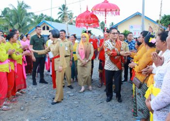 Yasti-Yanny Bersama Umat Hindu Sambut Kunjungan Gubernur Sulut