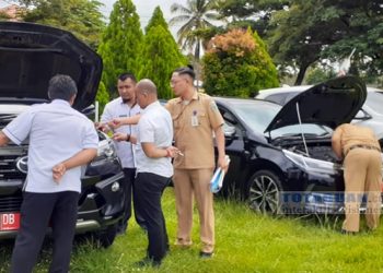 Tiga Mobil Dinas Milik Pimpinan DPRD Bolmong Diperiksa