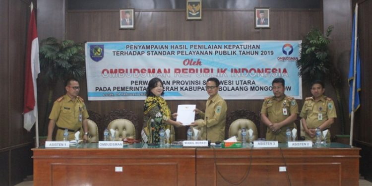 Inilah Hasil Penilaian Ombudsman Sulut Terhadap Pelayaanan Publik di Pemkab Bolmong