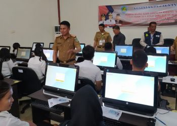 Hari Pertama Tes SKD CPNS Bolmong 73 Peserta Tembus Passing Grade