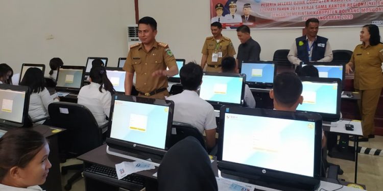 Hari Pertama Tes SKD CPNS Bolmong 73 Peserta Tembus Passing Grade
