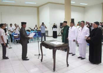 Dua Kades Terpilih Antar Waktu Kabupaten Bolmong Dilantik