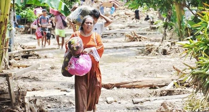 Warga Korban Banjir di Tiga Desa di Bolmong Butuh Pakaian dan Air Bersih