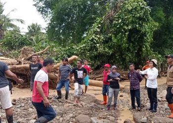 PNS Bolmong Hadir di Tengah Warga Korban Banjir