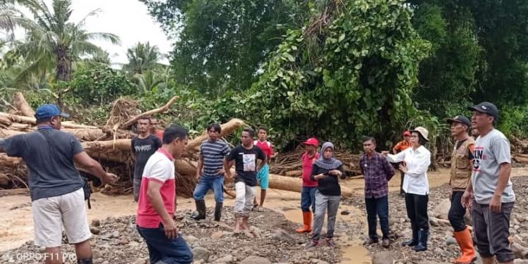PNS Bolmong Hadir di Tengah Warga Korban Banjir