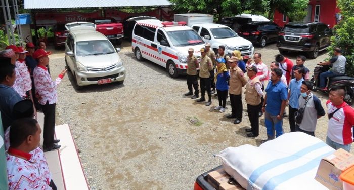 Pemkab Bolsel Kirim Bantuan Makanan dan Relawan ke Bolmut