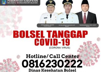 Pemkab Bolsel Buka Layanan Call Center Terkait Penanganan Covid 19