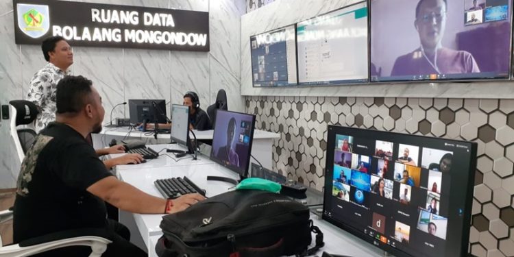 Pemkab Bolmong Uji Coba Rapat Jarak Jauh
