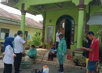 Cegah Corona, Pemkab Bolmong Lakukan Penyemprotan Masal