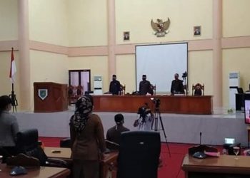 DPRD Bolmong Menggelar Paripurna LKPJ Tahun 2019