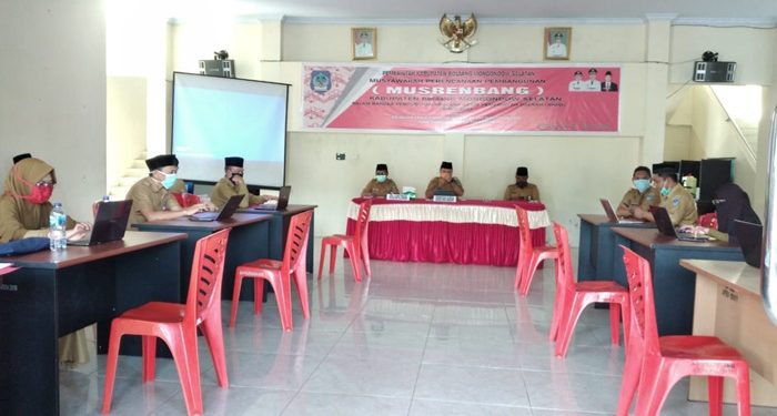 Pemkab Bolsel Gunakan Sistem Online Kegiatan Musrenbang RKPD 2021