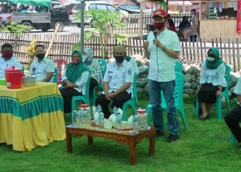 Bupati Bolsel Letakan Batu Pertama Pembanguna Masjid Uswatun Hasana