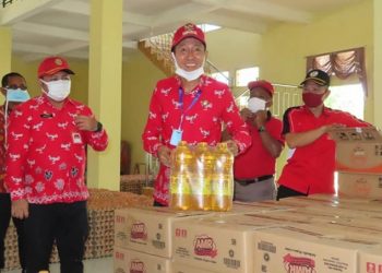 Bantun Sembako bagi warga Bolsel