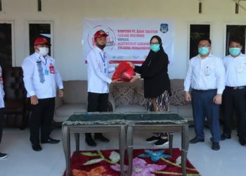Pemkab Bolsel Terima 500 Paket Bantuan dari Bank SulutGo