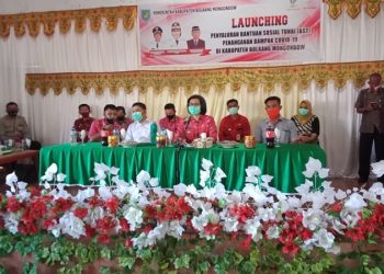 Bupati Bolmong Launching Penyaluran BST