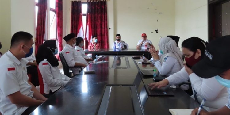 Bawaslu dan Pemda Bolsel Bahas Regulasi dan Kebutuhan APD