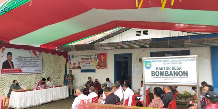 H2M Kunjungi Desa Bombanon Bolmong Tinjau Program BSPS
