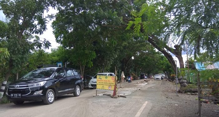 Baru Selesai Dibangun, Jalan di Desa Solog Sudah Rusak