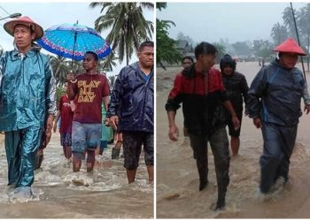 Bupati dan Wabup Bolsel Bagi Tugas Pantau  Desa Terdampak Banjir