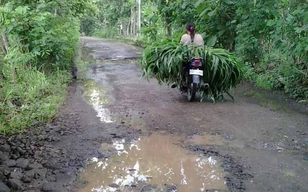 Dinas PUPR Bolmong Gelontorkan 11 Miliar Rehab Jalan Rusak