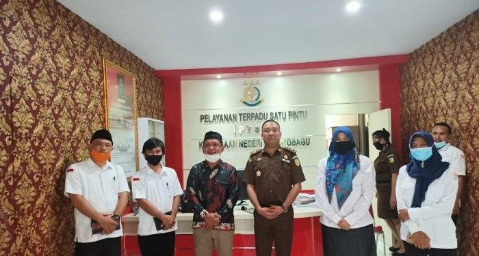 Jajaran Bawaslu Bolsel Berkunjungi ke Kantor Kejari Kotamobagu