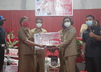 Di Bolmong Bukan Hanya Bantuan Pangan, Tapi Bibit dan Pupuk Disalurkan