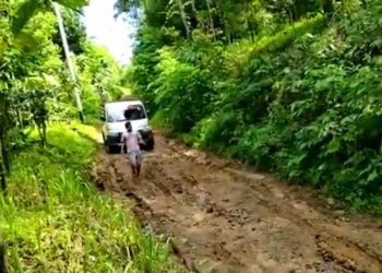 Pembangunan Jalan ke Desa Kolingangaan Masih Tersisa 12.5 Kilometer
