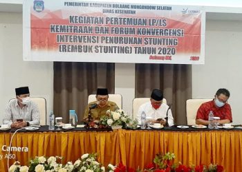 Tekan Stunting, Pemkab Bolsel Rancang Regulasi Bersama Lintas Sektor