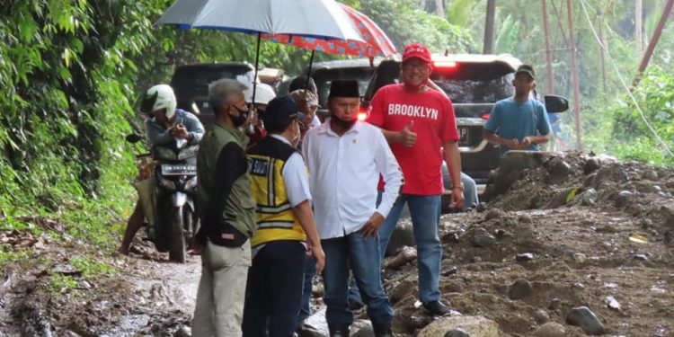 Herson Gandeng BPJN Tinjau Kerusakan Dampak Banjir di Bolsel