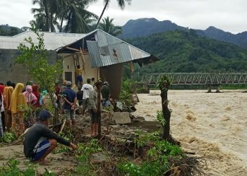 Kembali Banjir Terjang Rumah Warga di Bolsel
