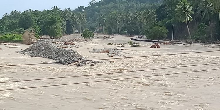 Data BPBD Bolsel, 55 Rumah Hanyut Diterjang Banjir