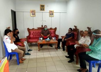 Jajaran Bawaslu Bolsel Menerima Kunjungan Bawaslu Sulut