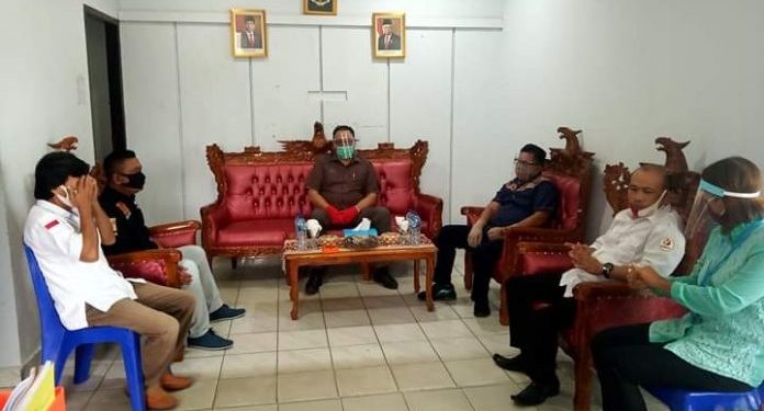 Jajaran Bawaslu Bolsel Menerima Kunjungan Bawaslu Sulut