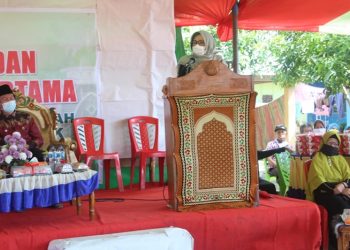 Bupati Bolmong Letakan Batu Pertama Pembangunan Masjid Al-Hidayah Desa Lolak