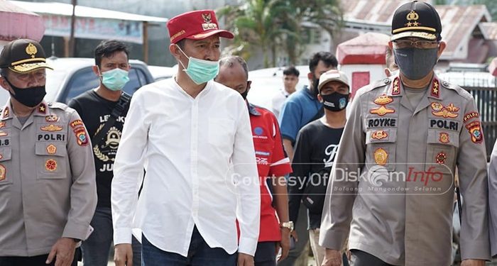 Bupati Bolsel dan Jajaran Menerima Kunjungan Kapolda Sulut