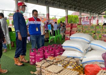 Stok Beras di Posko Darurat Pemkab Bolsel Mulai Menipis