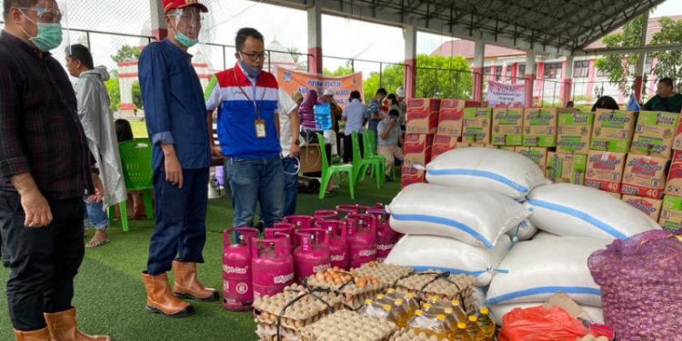 Stok Beras di Posko Darurat Pemkab Bolsel Mulai Menipis