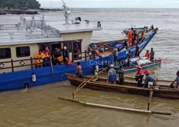 Pemkab Bolsel Gunakan Jalur Laut Salurkan Bantuan