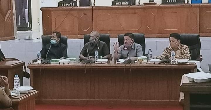 DPRD Bolmong Rapat Pembahasan Pra Ranperda Tentang RDTR