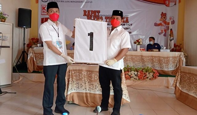 Pilkada Bolsel, Pasangan Iskandar-Deddy Resmi Nomor Urut Satu
